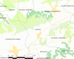 Villegly - Localizazion