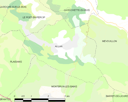 Aulan - Localizazion