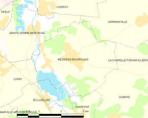 Poziția localității Mézières-en-Drouais