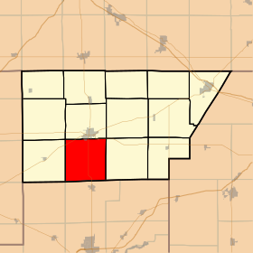 Locatie van Texas Township