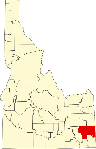 Файл:Map of Idaho highlighting Caribou County.svg