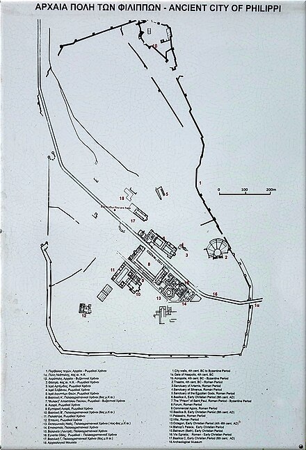 Map of Philippi