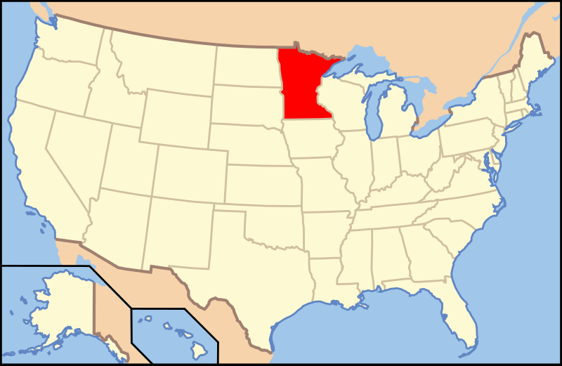 Show Minnesota On Us Map Gun Laws In Minnesota - Wikipedia