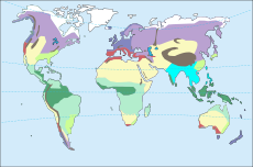 Map world climate zones (simplified to 10)-blank.svg