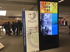 Écran Mardi c'est Wiki à Bibliothèque et Archives nationales du Québec