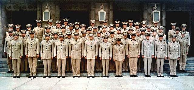 Carl (1st from left, middle row) at the 1967 General Officers Symposium