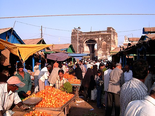 Markt in Haiderabad