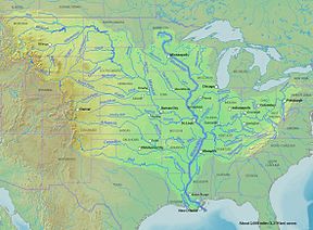 Mississippirivier: Grootste rivierstelsel in Noord-Amerika