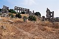 Monastery, Qalat Sem’an Complex (قلعة سمعان), Syria - View from southwest - PHBZ024 2016 2131 - Dumbarton Oaks.jpg