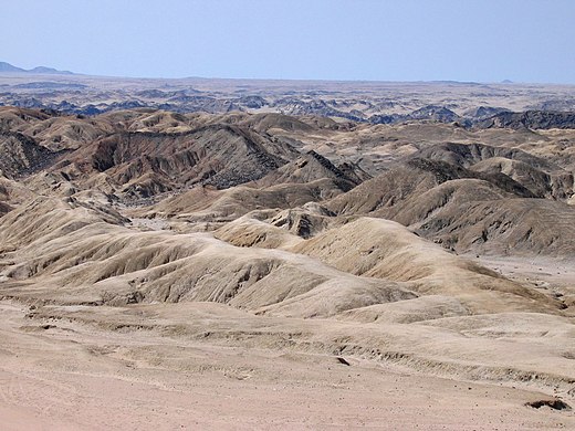 Namib-woestijn.