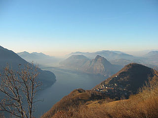 Monte Brè Mountain in Switzerland