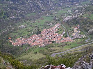 Montségur Commune in Occitanie, France