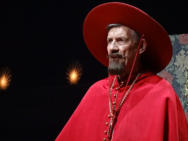 Palin in "The Spanish Inquisition" sketch at the 2014 reunion, Monty Python Live (Mostly)