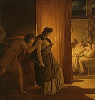 Cái chết của Agamemnon, tranh vẽ bởi Pierre-Narcisse Guérin (1817)
