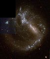 Hochaufgelöste Detailaufnahme des Hubble-Weltraumteleskops