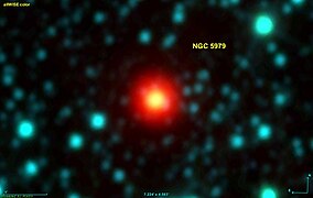 NGC 5979 en infrarouge par le télescope spatial WISE.