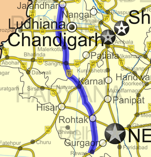 <span class="mw-page-title-main">National Highway 71 (India, old numbering)</span> Old numbering of road in India