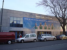 The National Stadium in O'Sullvan's native Ireland, where he made his concert debut in late 1972. National Stadium, Ireland (boxing).JPG