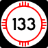 Devlet Yolu 133 işaretçisi