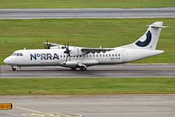 A Nordic Regional Airlines ATR 72-500