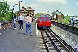 Het station tijdens de viering van de 125e verjaardag in 1990.