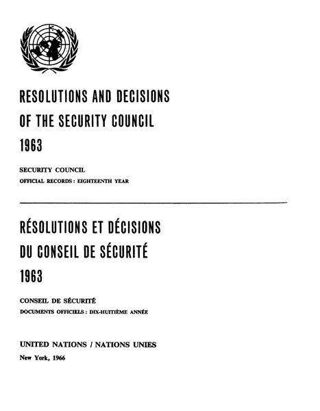 Fichier:ONU - Résolutions et décisions du conseil de sécurité, 1963.djvu