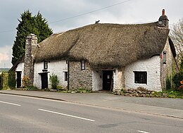 Old Mother Hubbard's Cottage, said to be where the rhyme's original lived Old Mother Hubbards Cottage, Yealmpton.jpg