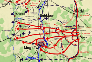 <span class="mw-page-title-main">Mogilev offensive</span> 1944 Red Army offensive in Byelorussia