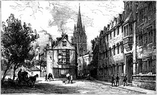 <span class="mw-page-title-main">Oriel Street</span> Street in central Oxford, England