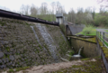 English: Upper reservoir (dam) of pumped storage station "Niddakraftwek Lißberg"