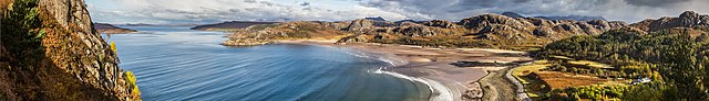 The beach at Gruinard Bay