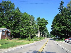 Along PA 102 northbound