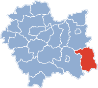 POL powiat gorlicki on voivodship map.svg