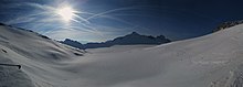 Panorama dal Passo Lobbia verso Corno di Cavento