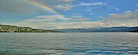 Panoramic of Lake Zürich