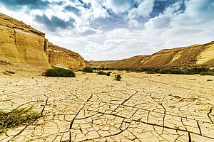 Land degradation shown as dry land in Africa