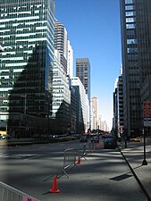 Lever House gezien vanaf Park Avenue