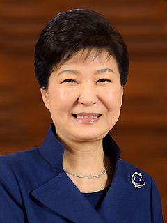 Park Geun-hye Eleventh President of South Korea