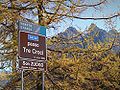 Paso de Tres Cruces, en la SR48, gestionada por Veneto Strade