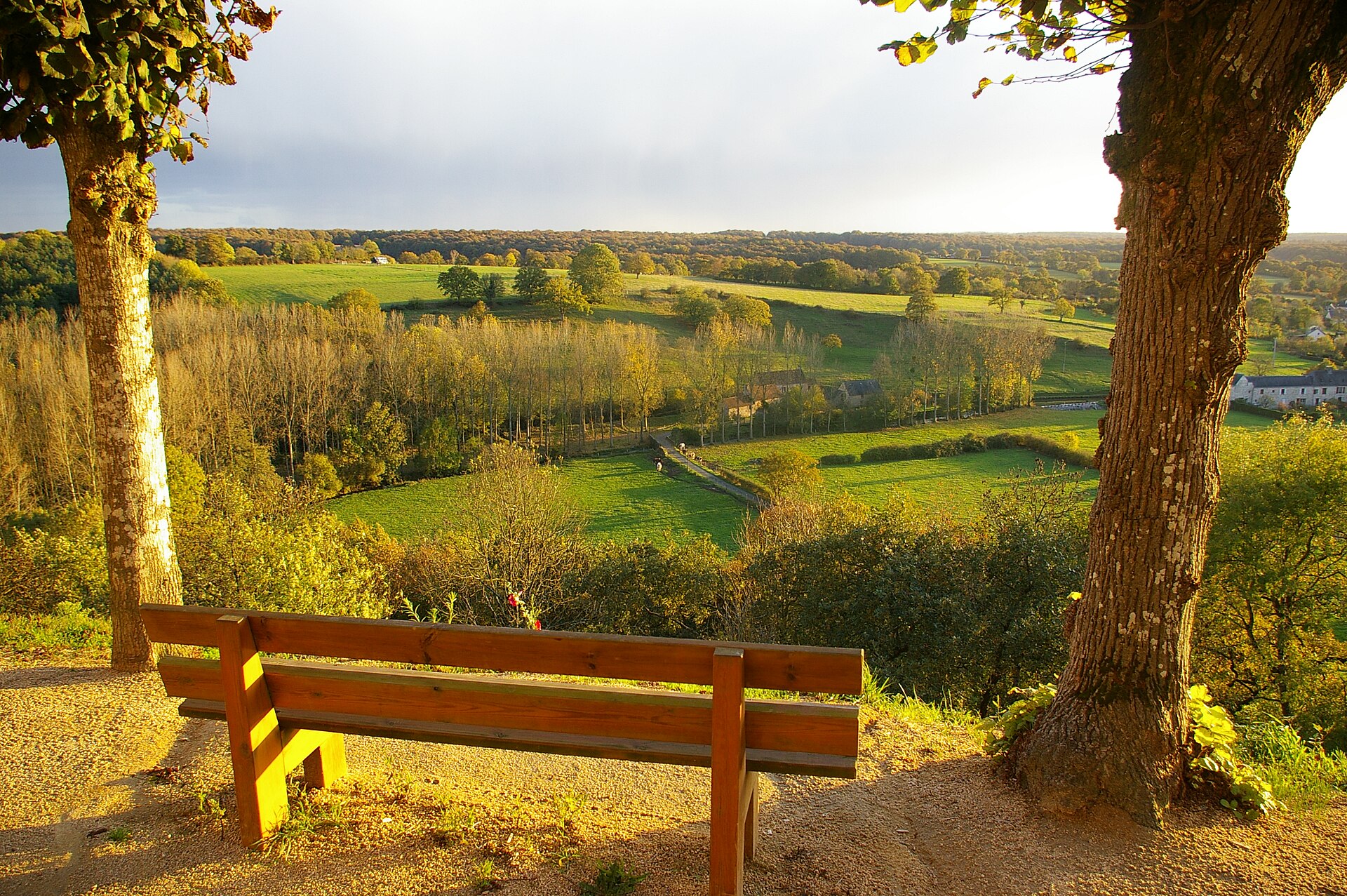 Paysage des Coëvrons.