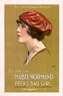 <i>Pecks Bad Girl</i> 1918 American film