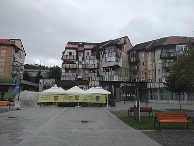 Medieval department building in Wild East