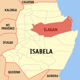 Kaart van Ilagan