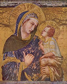 Madonna dei Tramonti, y.1330, San Francesco d'Assisi Bazilikası, Assisi