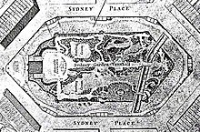 A plan of Sydney Gardens, Bath, as part of the plan of Bath published in 1810 Plan-of-sydney-gardens.jpg