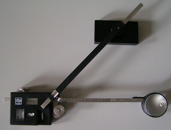 A planimeter, which mechanically computes polar integrals