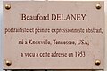 Plaque en hommage à Beauford Delaney.