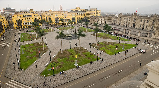 Plaza Mayor de Lima, Lima Photographer: JulioKuLu