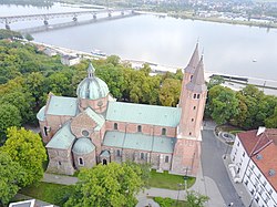 Plock Cathedral aerial photograph 2019 P01.jpg