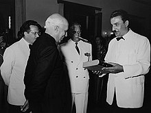 Indian Prime Minister Jawaharlal Nehru in Yugoslavia in 1955 Poseta premijera Indije Dzavaharlala Nehrua Jugoslaviji.jpg